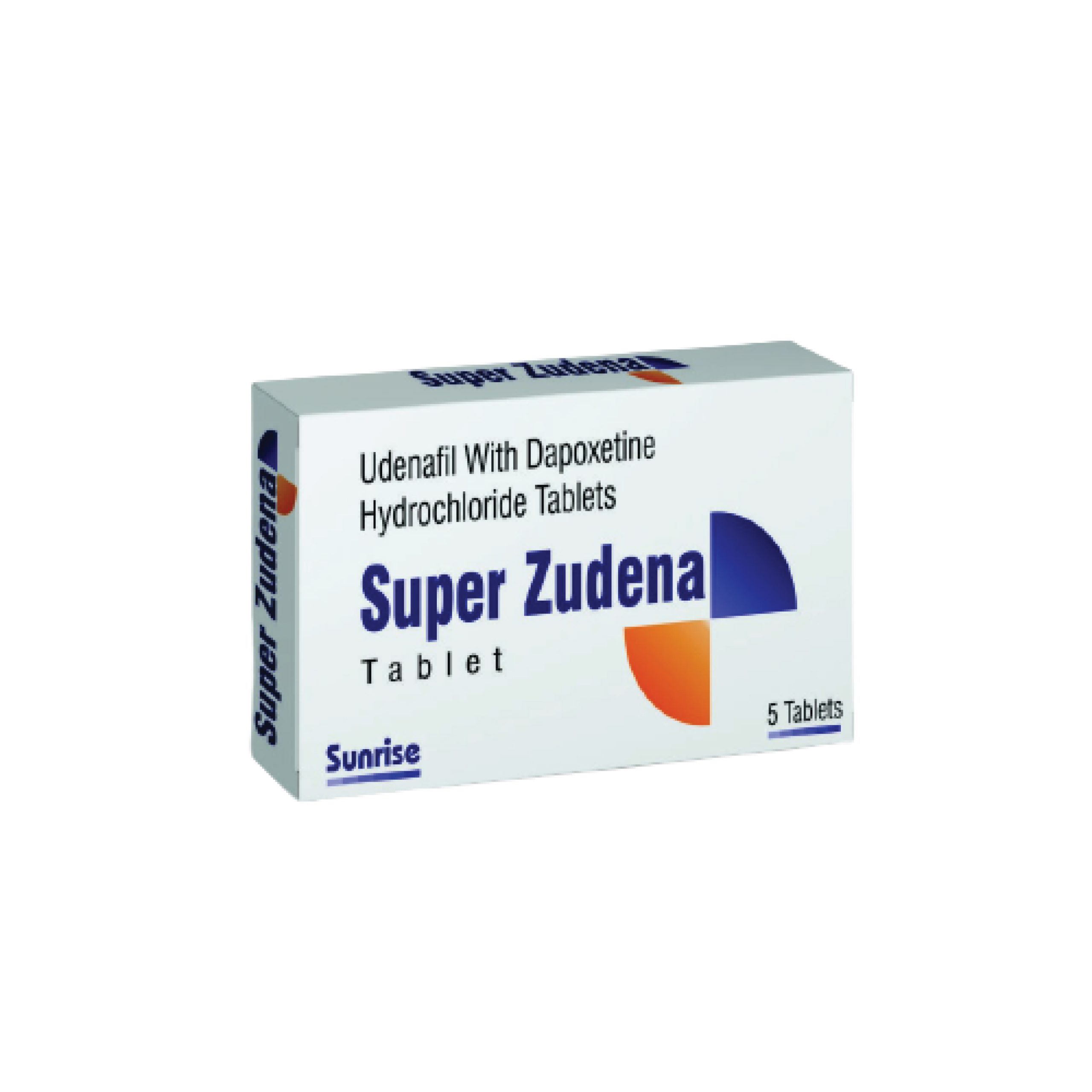 Combination tablet for Erectile Dysfunction and Premature Ejaculation. Contains dual powerful Udenafil 100mg &amp; Dapoxetine 60mg