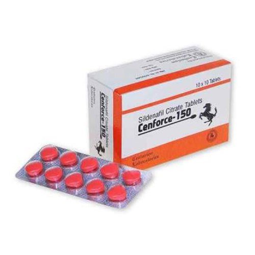 Cenforce 150mg Sildenafil tablet for treatment of Erectile Dysfunction. By Centurion Remedies