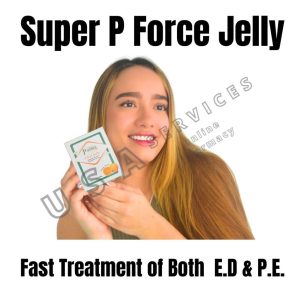 Super P Force Jelly - Dapoxetine & Sildenafil in liquid for the fastest treatment of Erectile Dysfunction & Premature Ejaculation