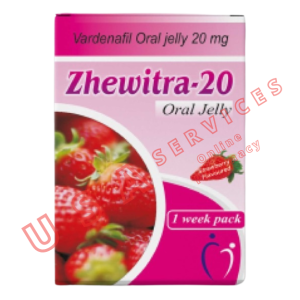 Zhewitra Oral Jelly is 20mg of liquid Vardenafil for the fastest treatment of Erectile Dysfunction, E.D. Enters quickly into the bloodstream for fast results.