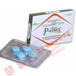 Super P Force is original powerful combination treatment for E.D. & Premature Ejaculation with Sildenafil 100mg & Dapoxetine 60mg