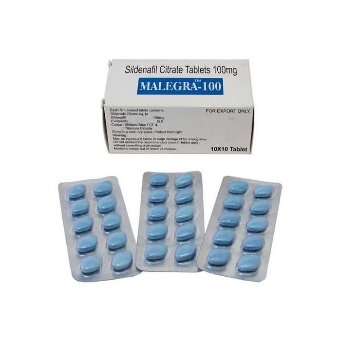 Sildenafil 100mg tablets to treat Erectile Dysfunction. Made by Sunrise Remedies.