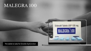 Malegra 100 treats Erectile Dysfunction with 100mg of top notch Sildenafil