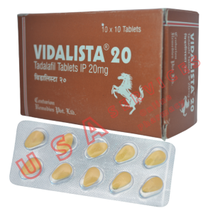 Vidalista 20with 20mg of Tadalafil is the best selling Cialis Generic to treat Erectile Dysfunction and BPH, Benign Prostatic Hyperplasia.