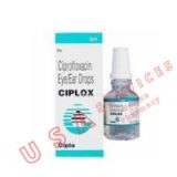 Ciplox Eye Drops 10 ml treat Bacterial eye infections. These eye drops contain10 ml of Ciprofloxacin. Made by Cipla.