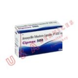 Cipmox 500 Mg is the generic form of Amoxycillin. Treats bacterial infections including: chest infections (including pneumonia), middle ear, sinus and urinary tract. Also treats infections of the skin and dental abscesses.