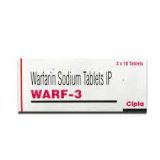 Buy Warf-3mg at USA Services Online Pharmacy Shop Medicines Online Free Shipping 100% Satisfaction Money Back Guarantee Made by Cipla