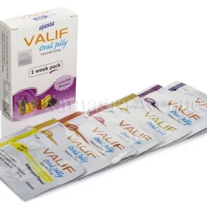 Buy Valif Oral Jelly in packs of 7 at USA Services Online Pharmacy Shop Medicines Online Free Shipping 100% Satisfaction Money Back Guarantee