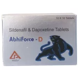 AbhiForce D Tablets or Erectile Dysfunction & Premature Ejaculation with Sildenafil 100mg & Dapoxetine 60mg