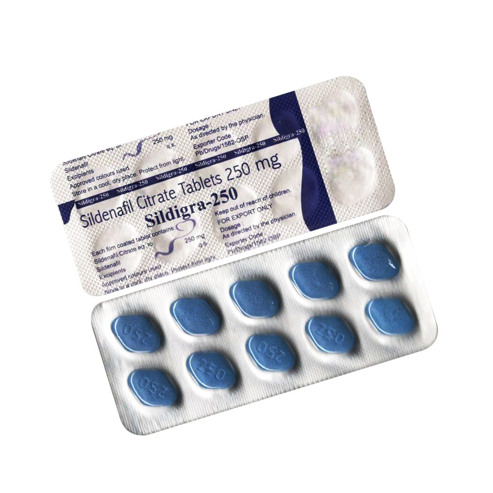Extra Strong Sildenafil 250mg tablet to treat erectile dysfunction