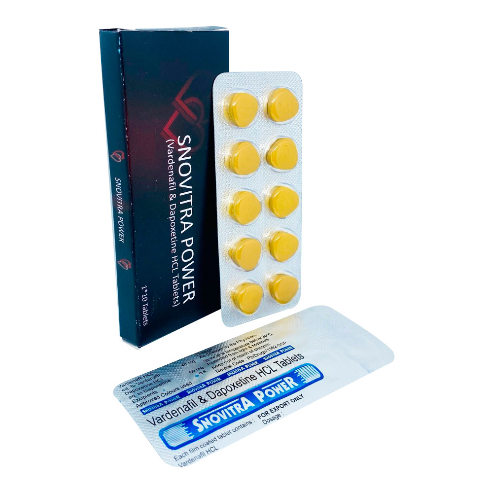 Double strength tablet of Vardenafil 40mg &amp; Dapoxetine 60mg for E.D. and Premature Ejaculation