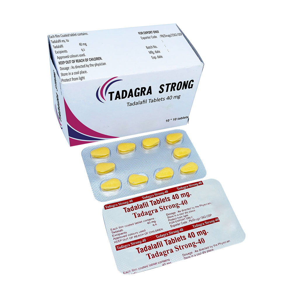 Double Dosage 40mg Tadalafil to treat Erectile Dysfunction