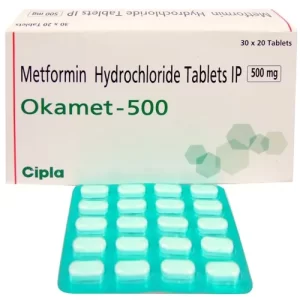 Okamet 500 tabets for treatment of Type 2 Diabetes