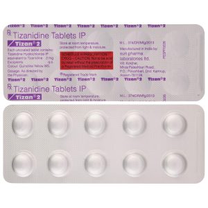 Tizan 2 mg Generic Zanaflex treats Multiple Sclerosis, Cerebral Palsy, and Spinal Cord Injury. Physical therapists use it to ease pain during physical therapy.
