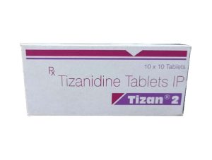 Tizan 2 mg Generic Zanaflex treats muscle spasms. A Skeletal Muscle Relaxant