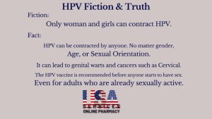 HPV can be contracted by anyone. No matter gender, Age, or Sexual Orientation.