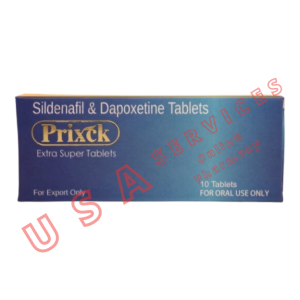 Prixck 200mg Extra Strong Tablet with Sildenafil 100mg and Dapoxetine 100mg treats Erectile Dysfunction and Premature Ejaculation